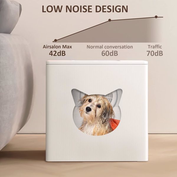 Cat Dryer Box, Automatic Pet Drying Box Portable Folding for Cats and Small Dogs, Dryer Box Dogs Cats Rabbits, Hair Grooming House Hands-Free Quick Blow Without Noise