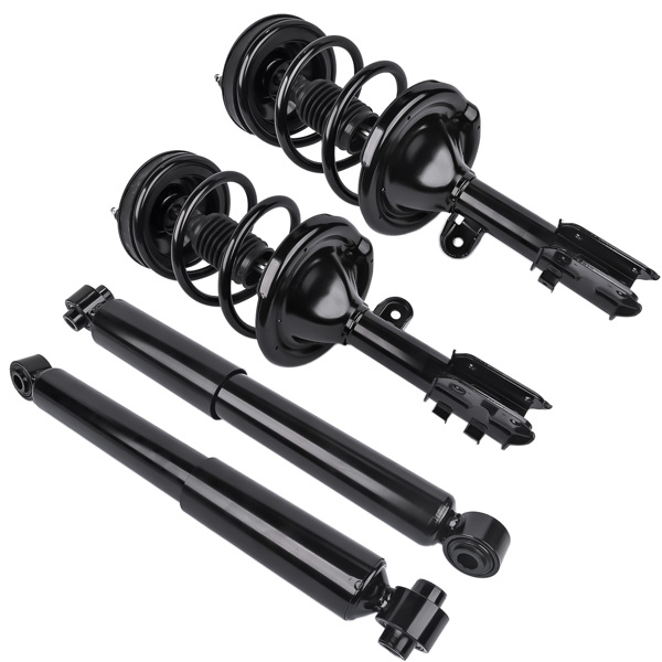 Front Complete Strut Assys + Rear Shocks Set of 4 For Kia Sedona 2006-2012, 2014 Hyundai Entourage 2007-2008 172918 172917 37307