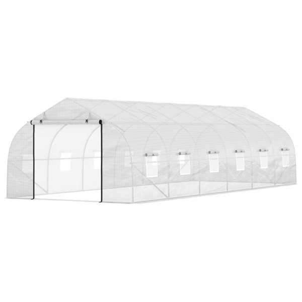 Walk-In Greenhouse 26x10x7 ft  white ( Amazon Shipping)（Prohibited by WalMart）