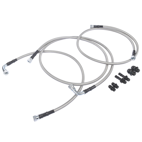 Transmission Cooler Lines Kit Heavy Duty Hose For Dodge Ram Cummins 5.9L Diesel