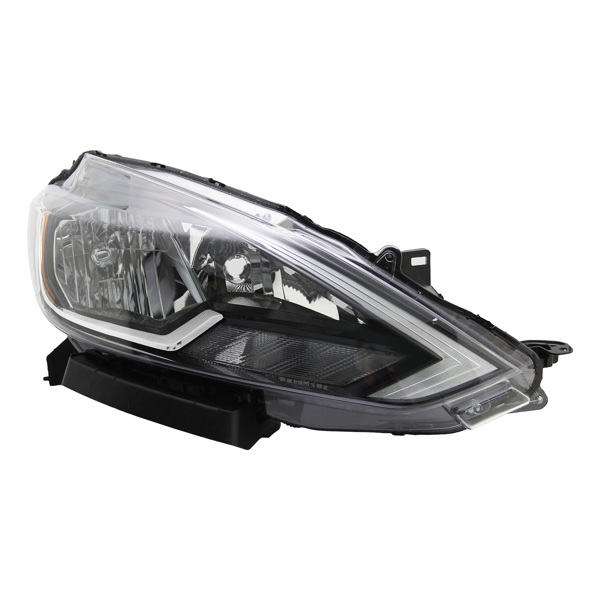 Headlights Black Housing Amber Corner Left Right for Nissan Sentra 2016-2019