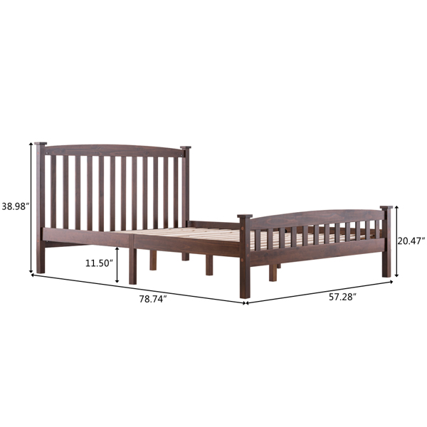 PWB-044 Cap Vertical Strip Bed Walnut Color Full    Replacement code: 19066762