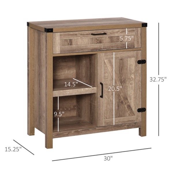 Sideboard Buffet Cabinet (Swiship-Ship)（Prohibited by WalMart）