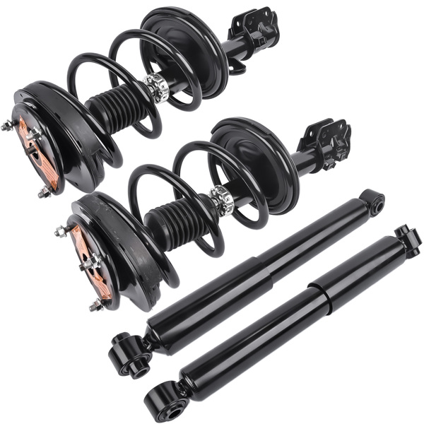 Front Complete Strut Assys + Rear Shocks Set of 4 For Kia Sedona 2006-2012, 2014 Hyundai Entourage 2007-2008 172918 172917 37307