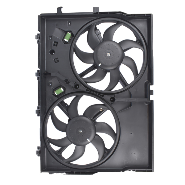 Radiator & Condenser Dual Cooling Fan Assy for Ram ProMaster 1500 2500 3500 3.6L 68189000AA