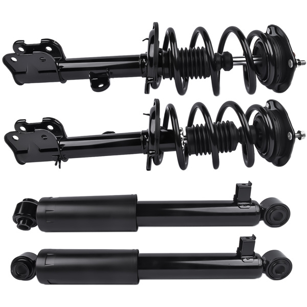 Front Complete Strut Assys + Rear Shock Absorbers Set of 4 For Kia Sorento 2.4L 3.5L 2011-2013 172713 172712 37322