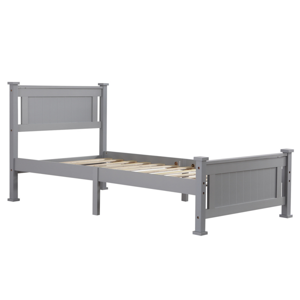 Vertical Decorative Core Bed Grey Twin   Replacement code: 80070508