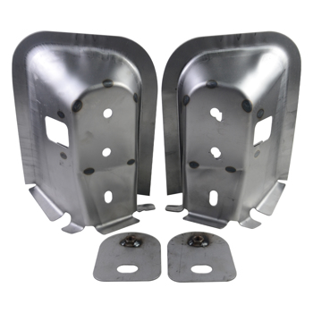  2pcs Front U/Body Cab Mounts With Nutplates For 94-02 Dodge Ram 1500 2500 3500 55274926 55274927AB