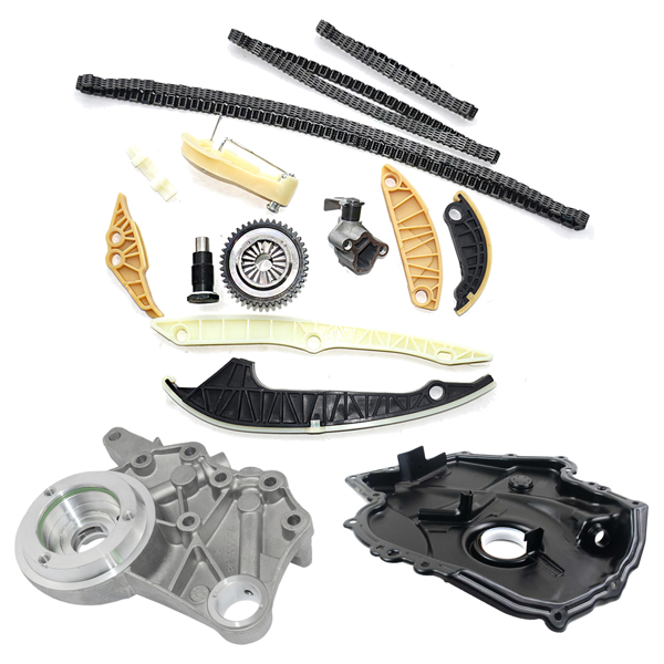 Timing Chain Kit, Engine Cover, Solenoid Kit for VW Jetta GTI Audi A4 Q5 TT 2.0L 06H109467N