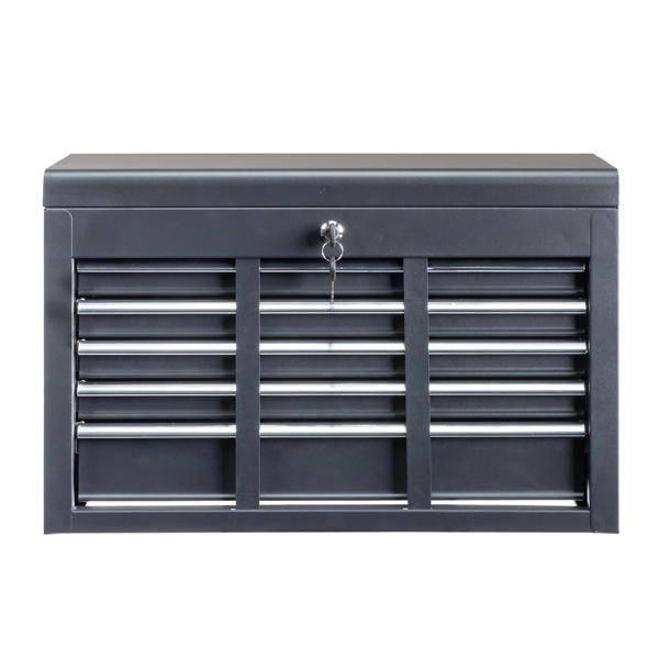 steel tool box black