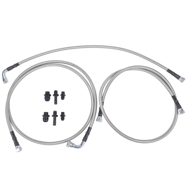 Transmission Cooler Lines Kit Heavy Duty Hose For Dodge Ram Cummins 5.9L Diesel