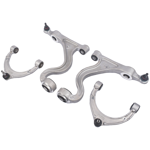 4pcs Front Set Upper Lower Control Arms For Porsche Panamera 3.0 3.6L 4.8L V6 V8 97034105304 97034105404 97034105103