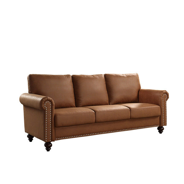 Leathaire Fabric Upholstery sofa (Swiship-Ship)（Prohibited by WalMart）