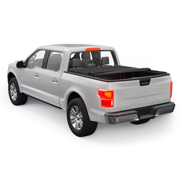 For 04-14 Ford F150 Fleetside 6.5Ft Truck Bed Soft Vinyl Roll-Up Tonneau Cover