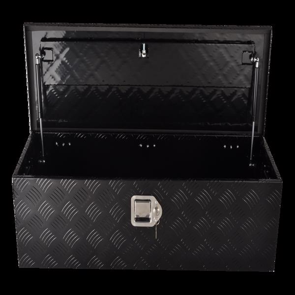 Aluminum Tool Box Black size39"*13"*10",pattern 5,single lock,double spring MT018002（Temu & Amazon prohibits sales）(No support for returns without reason)