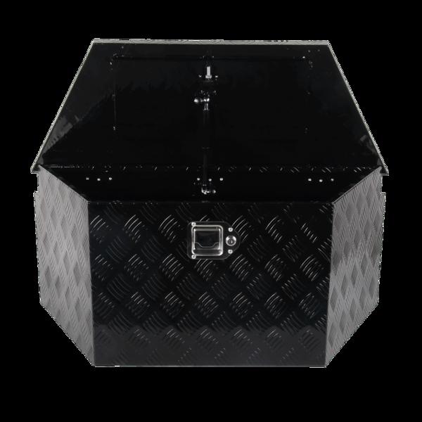 Tool Box Size 34"*14.5"*15", five patterns, all black G-shaped locks, built-in 1 air rod, T-shaped cardboard box, aluminum plate 1.5mmMT018049（Temu & Amazon prohibits sales）(No support for returns wit