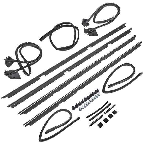 17Pcs Door Tailgate Weatherstripping Seal Kit For Chevy El Camino GMC Caballero 1978-1987 2135478