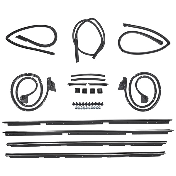 17Pcs Door Tailgate Weatherstripping Seal Kit For Chevy El Camino GMC Caballero 1978-1987 2135478