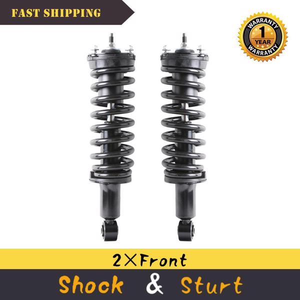 Front (2) Strut & w/Coil Spring For 2004 05 06-12 Chevy Colorado GMC Canyon 2WD