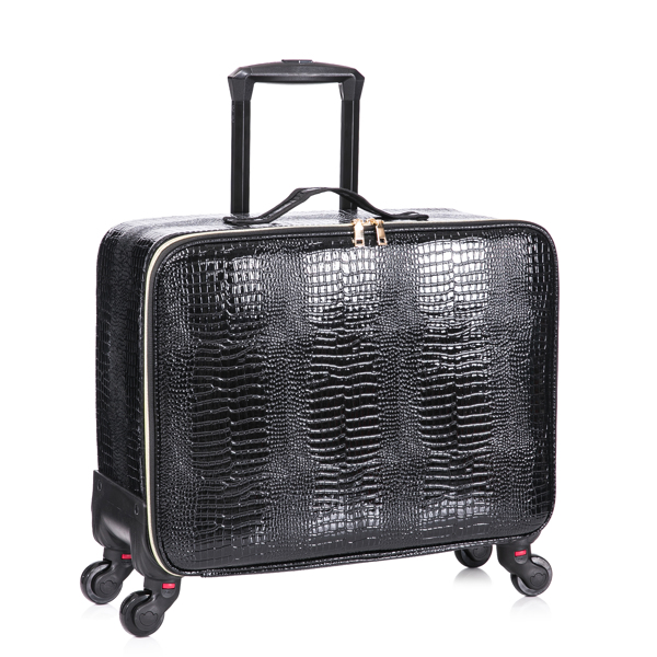 Rolling Makeup Luggage Cosmetic Case Makeup Case Makeup Brush Storage Organizer Rolling with spinner wheels