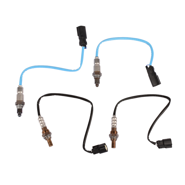 4pcs Upstream & Downstream Oxygen Sensors 234-5038 for Ford Edge Explorer, Lincoln MKX, Mazda 6  CX-9 3.5L 3.7L 2011-2015 234-4489