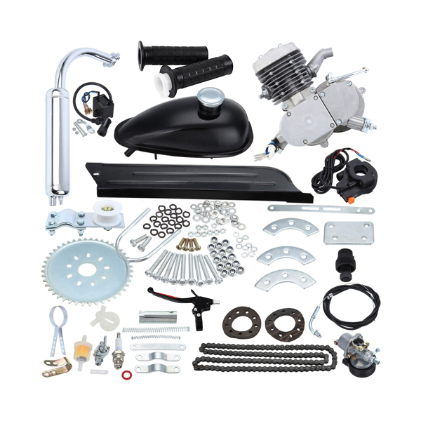 50cc 2 Stroke Motor Engine Full Kit Set for Motorized Bicycle Bike【No Shipping On Weekends, Order With Caution】