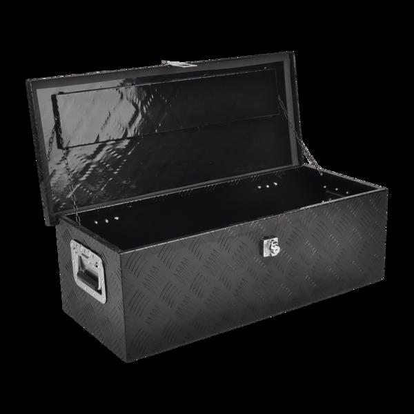 Aluminum Tool Box Black30"* 13"* 10",pattern 5,single lock,double chainMT018022 （Temu & Amazon prohibits sales）(No support for returns without reason)