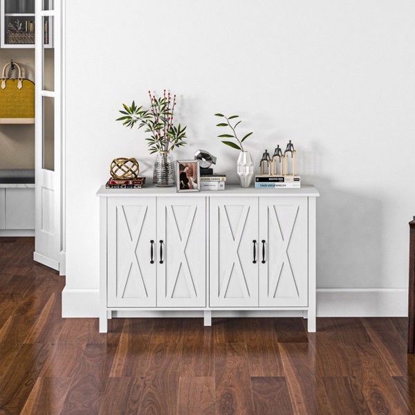 Kitchen Buffet Cabinet White ( Amazon Shipping)（Prohibited by WalMart）