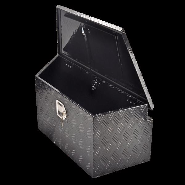 Aluminum Tool Box Black,size 39"*12"*16.5",pattern 5,single lock,single springMT018007（Temu & Amazon prohibits sales）(No support for returns without reason)