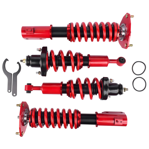 4Pcs Coilover Suspension Kit Front Rear for Mitsubishi Lancer/Mirage (CS6A /CS7A) FWD 2002-2006
