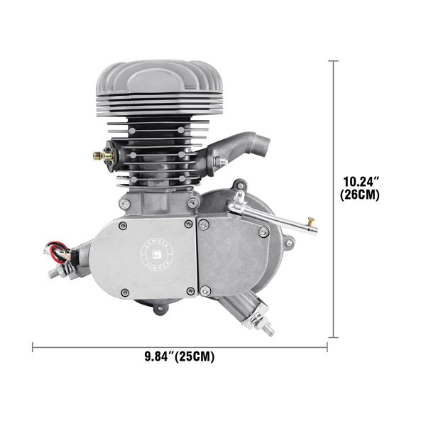 100cc 2 Stroke Motorised Bike Gas ONLY Engine Motor for Motorized Bicycle【No Shipping On Weekends, Order With Caution】
