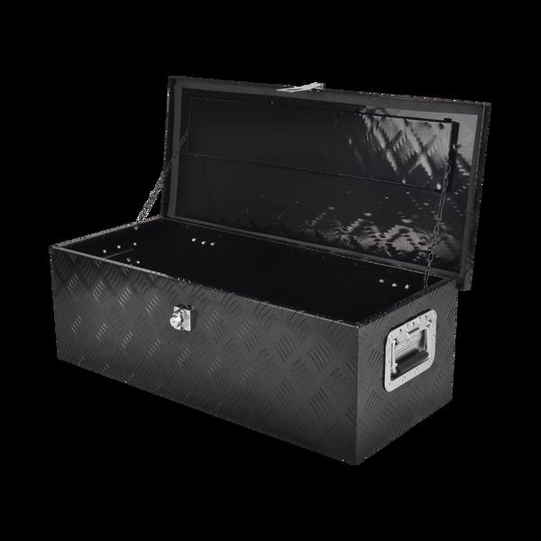 Aluminum Tool Box Black30"* 13"* 10",pattern 5,single lock,double chainMT018022 （Temu & Amazon prohibits sales）(No support for returns without reason)