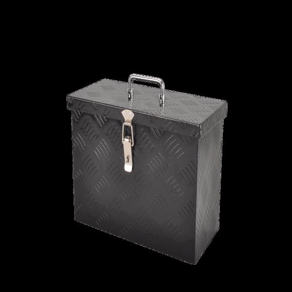 Aluminum Tool Box Black,size16"*7.5"*10",pattern5,single lock,single springMT018008（Temu & Amazon prohibits sales）(No support for returns without reason)