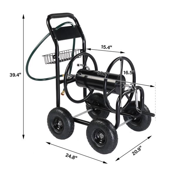 97*53*100cm Black Iron With Green Water Pipe Iron Spokes Water Pipe Truck