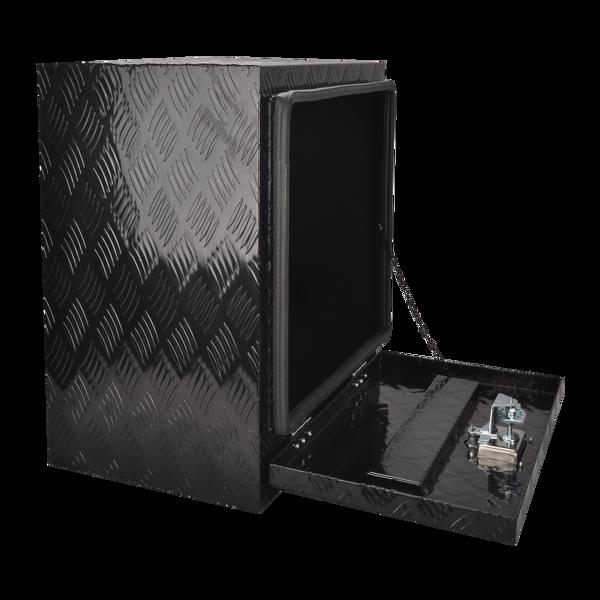 Aluminum Tool Box Black,size24"*17"*18",pattern5,single lock,double chainMT018006（Temu & Amazon prohibits sales）(No support for returns without reason)