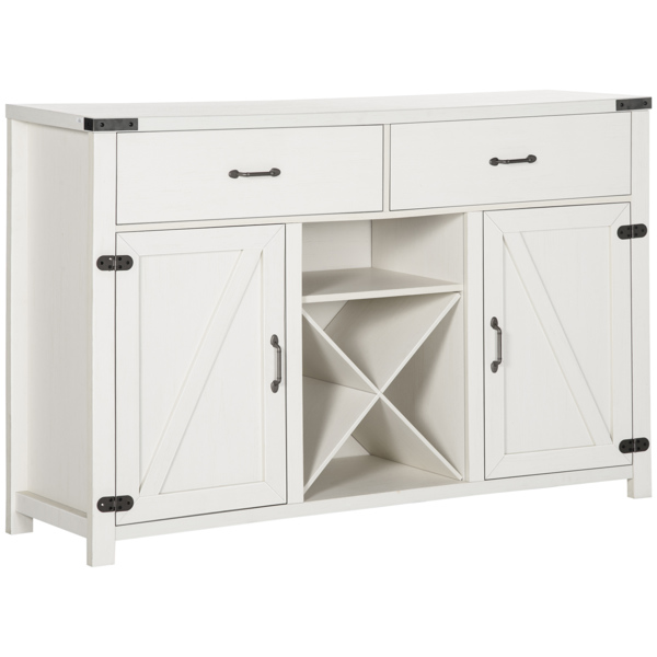 Kitchen Coffee Bar Cabinet White ( Amazon Shipping)（Prohibited by WalMart）