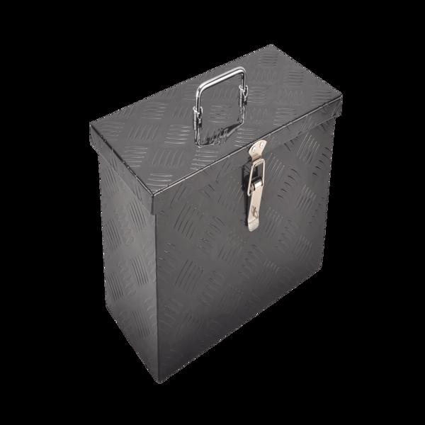 Aluminum Tool Box Black,size16"*7.5"*10",pattern5,single lock,single springMT018008（Temu & Amazon prohibits sales）(No support for returns without reason)