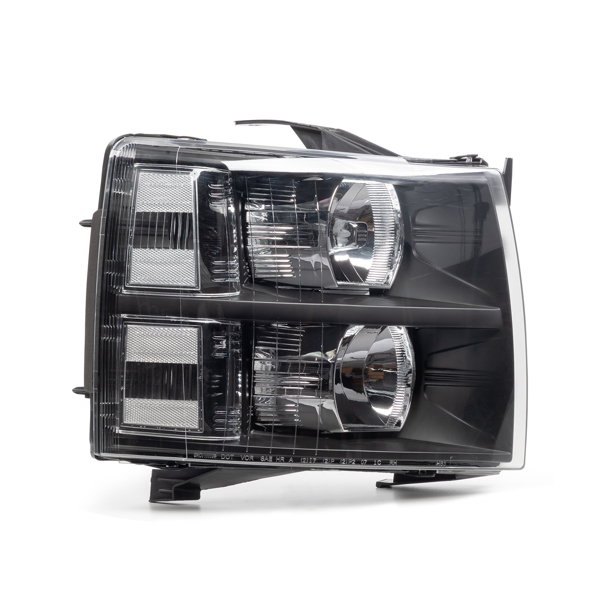 Headlights For 2007-2013 Chevy Silverado 1500 2500HD 3500HD Clear Projector