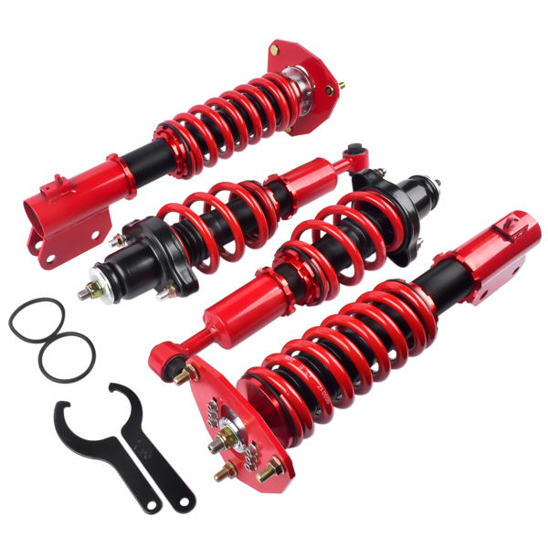 4Pcs Coilover Suspension Kit Front Rear for Mitsubishi Lancer/Mirage (CS6A /CS7A) FWD 2002-2006