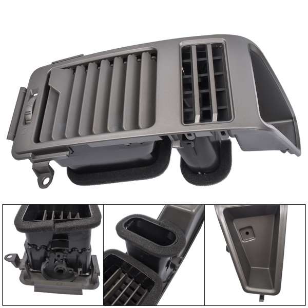 A/C Air Vent Grille Dash Right Side Gray for Nissan Armada/Pathfinder Armada/Titan INFINITI QX56 2004-2006 684207S000