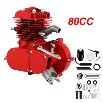 80CC 2-Stroke Gas Petrol Engine Motor Kit Motorized Bicycle Bike【No Shipping On Weekends, Order With Caution】
