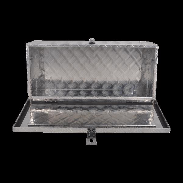 Aluminum Tool Box Silver,size30"*13"*10",pattern 5,single lock,double chainMT018023（Temu & Amazon prohibits sales）(No support for returns without reason)