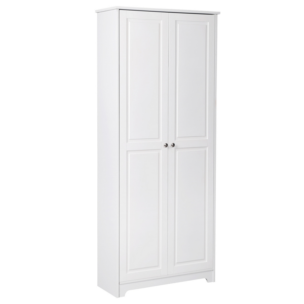 FCH Double Door Five-tier Storage Cabinet White
