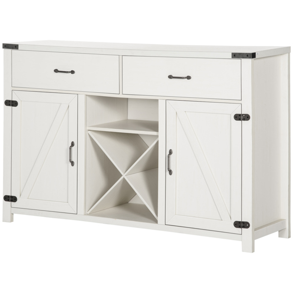 Kitchen Coffee Bar Cabinet White ( Amazon Shipping)（Prohibited by WalMart）