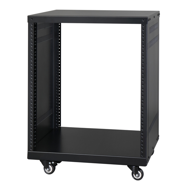 【Do Not Sell on Amazon】19" 12U Component Rack Cabinet DJ Equipment Cabinet for Audio Video Musical & IT Equipment Mounting Black