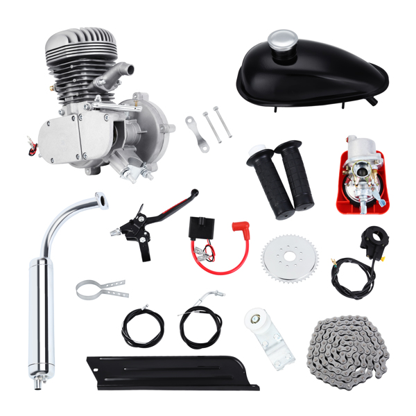 100cc 2-Stroke Bicycle Engine Motors Kit for Motorized Motorcy Bikes Gas Petrol【No Shipping On Weekends, Order With Caution】