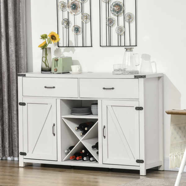 Kitchen Coffee Bar Cabinet White ( Amazon Shipping)（Prohibited by WalMart）