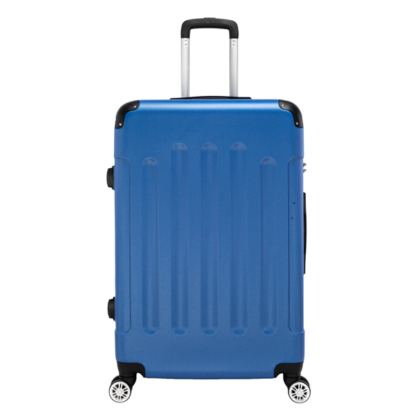 3-in-1 Portable ABS Trolley Case 20" / 24" / 28" Dark Blue