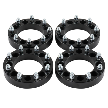 (4) 1.5\\" 8x6.5 to 8x180 Wheel Spacers Adapters Fits Chevy Silverado Sierra 2500