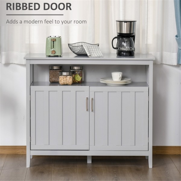 Kitchen Cabinet-Gray (Swiship-Ship)（Prohibited by WalMart）